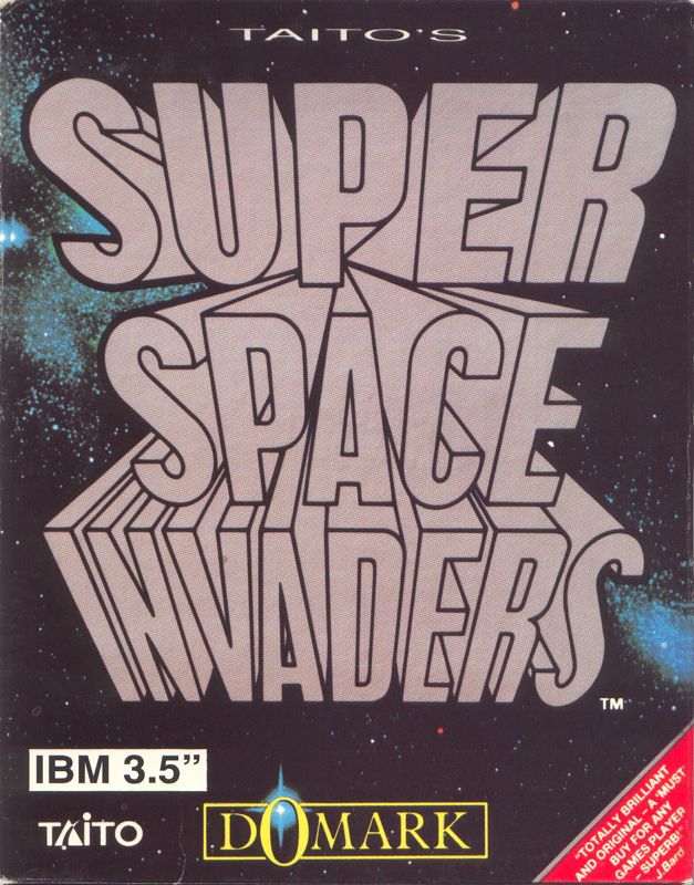Super Space Invaders box art for Sega Game Gear